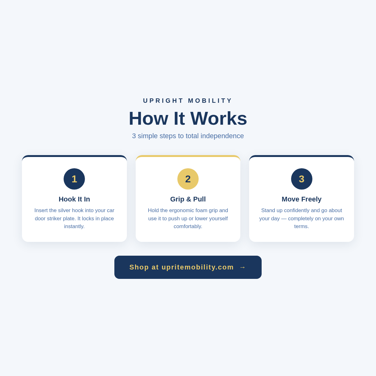 The Upright Car Handle