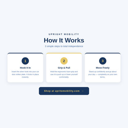 The Upright Car Handle