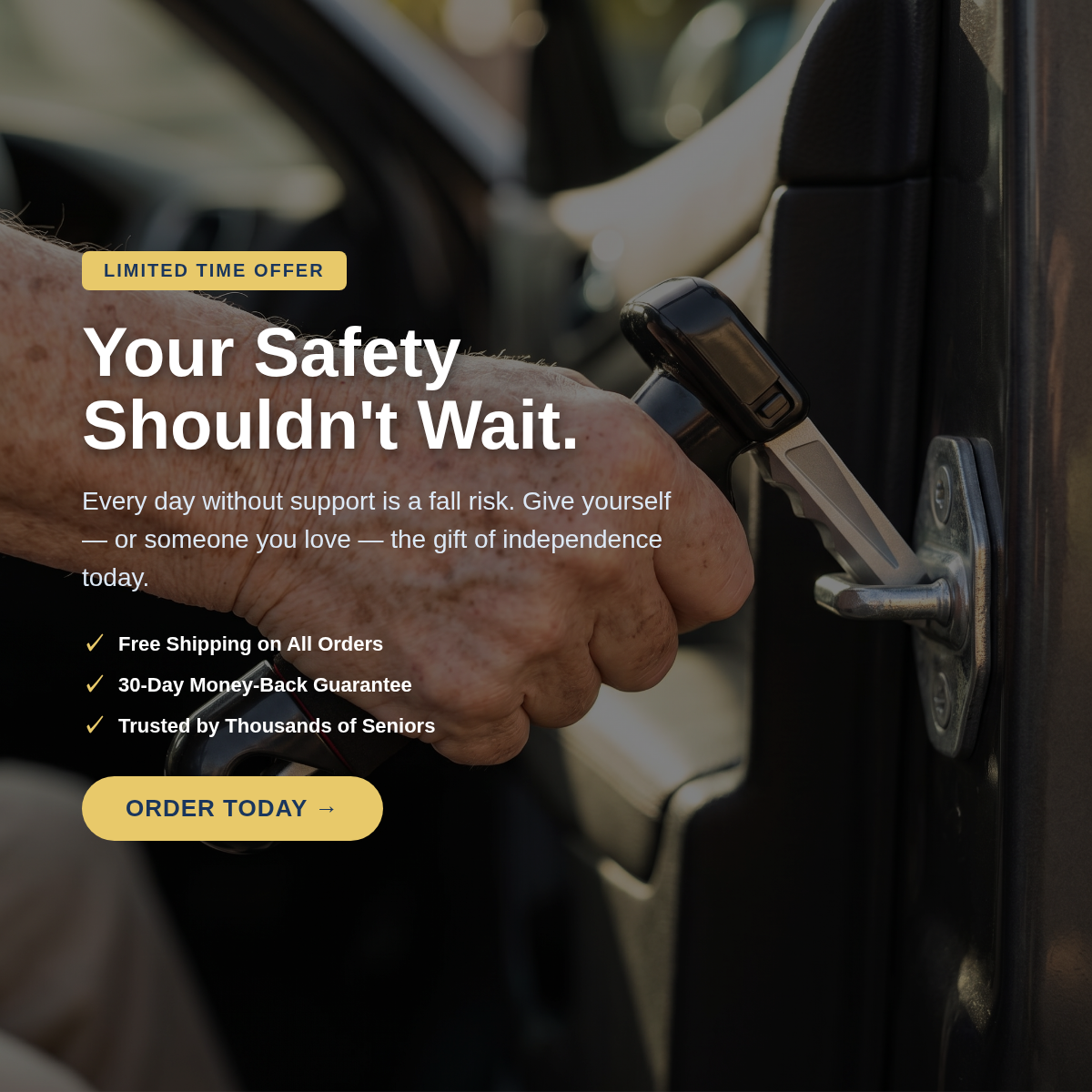 The Upright Car Handle