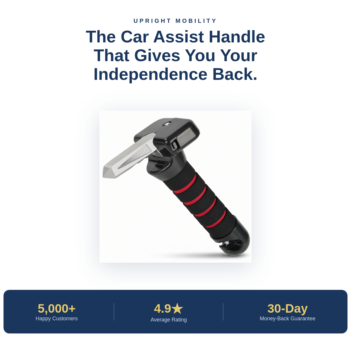 The Upright Car Handle