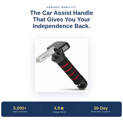 The Upright Car Handle